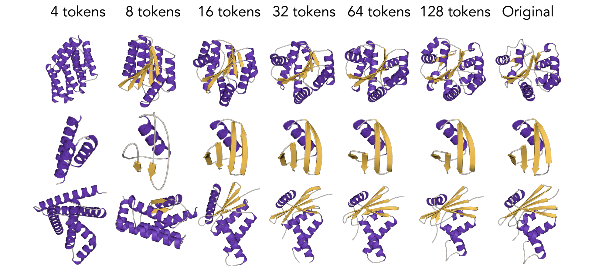 Token frequency reconstruction